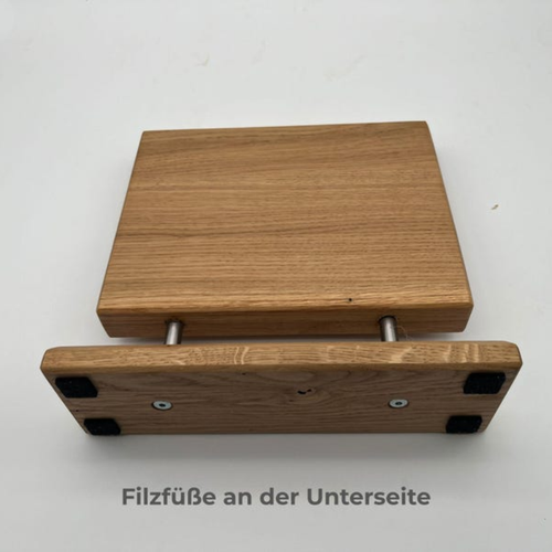 Handmade Magnetic Oak Knife Block